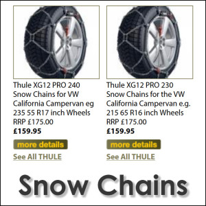 VW California Snow Chains